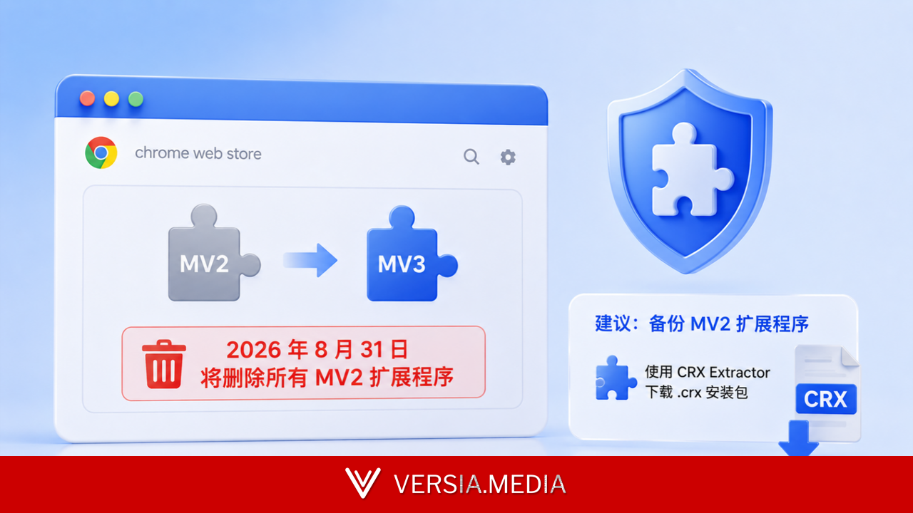 Google将从8月31日开始从Chrome商店中下架所有MV2扩展程序