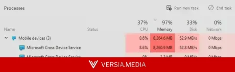 Windows 11“手机连接”功能疑似长期内存泄漏 微软多年未彻底修复