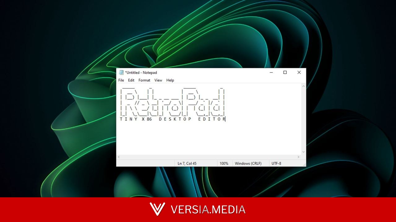 前微软工程师重写记事本程序TinyRetroPad 文件大小仅2.5KB