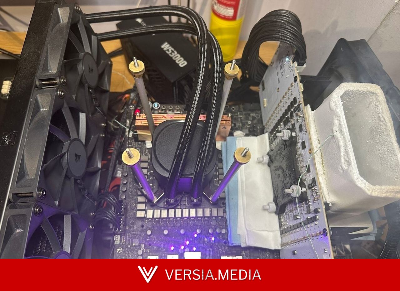 RTX 5090D液氮超频首破4GHz